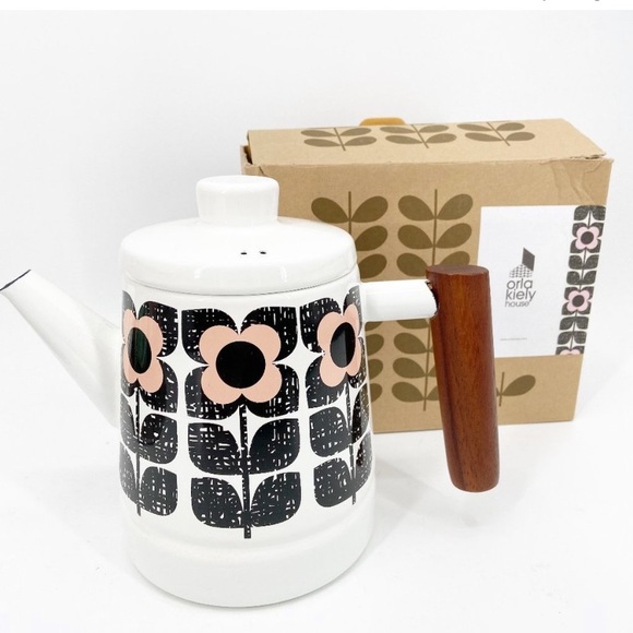 Orla Kiely Other - Orla Kiely enamel teapot